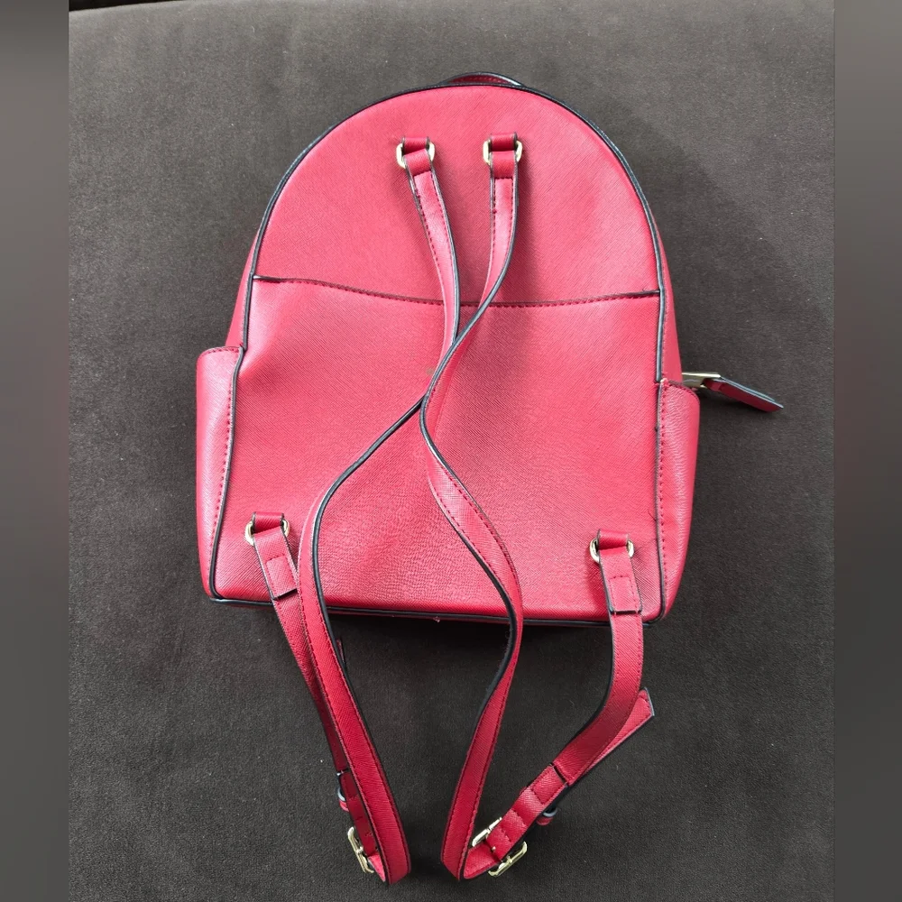 Nine West Red Backpack - Picture 2 of 3